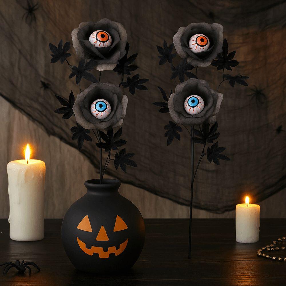 Unique Halloween Eyeball Flower Simulation Artificial False Flowers Halloween Flowers  Festive