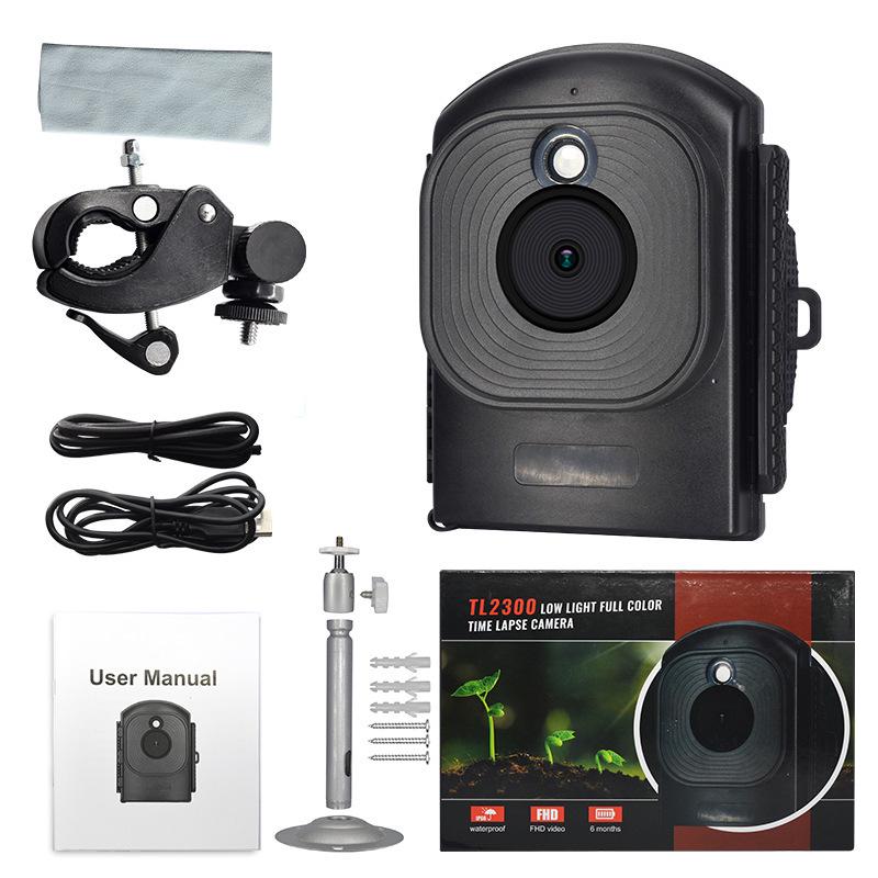 Outdoor Time-Lapse Camera for Construction and Crop Growth - Full-Color, Low-Light Capable
