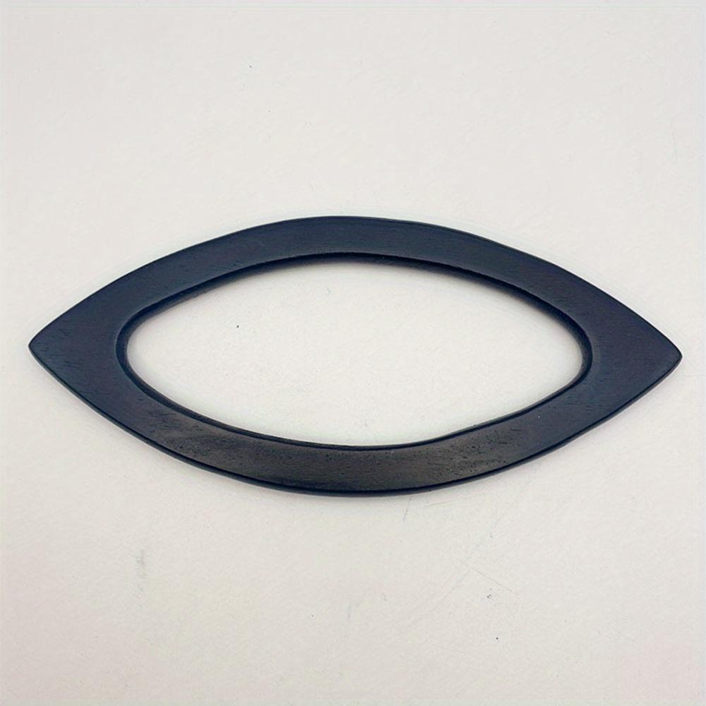 Solid Wood Bag Handle Replacement DIY Tote Wood Bag Solid Handle Bag Classic Strap For Sewing Crochet Bag Wallet Accessories