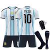 Tricou de Fotbal Argentina Acasă 2026 11 Di Maria 21 Dybala 10 Messi Mânecă Scurtă Echipament Fan Club