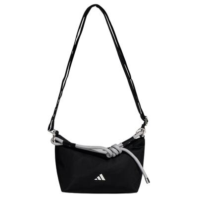 adidas Three Stripes Dance Series Brand Logo Zipper Closure Shoulder Bag Men Shoulder Bag Black KX9621