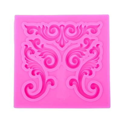 Puntos Silikónová 3D embosovacia forma Nástroj na pečenie fondánových tort Čokoládové zdobenie