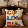 Vintage Landscape Colombia Pillowcase Toon Gift Cushion Cover Bedroom Home Sofa Chair Seat Decor Pillow Case