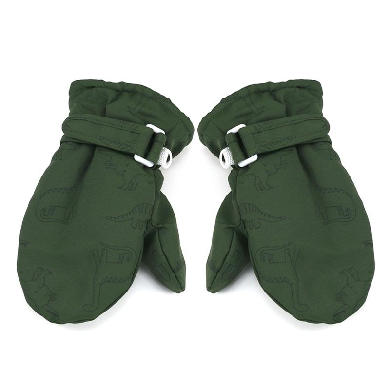 

Stylish Children s Winter Ski Gloves Cartoon Design Quick Drying Waterproof Mittens for Skiing and Outdoor Activities S for 6M to 2Y армия зеленый