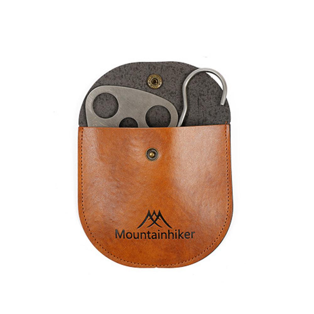 Outdoor Camping Picnic Camping Rack Hanger Pot Bracket 3-Holes Campfire Firewood Triangular Buckle