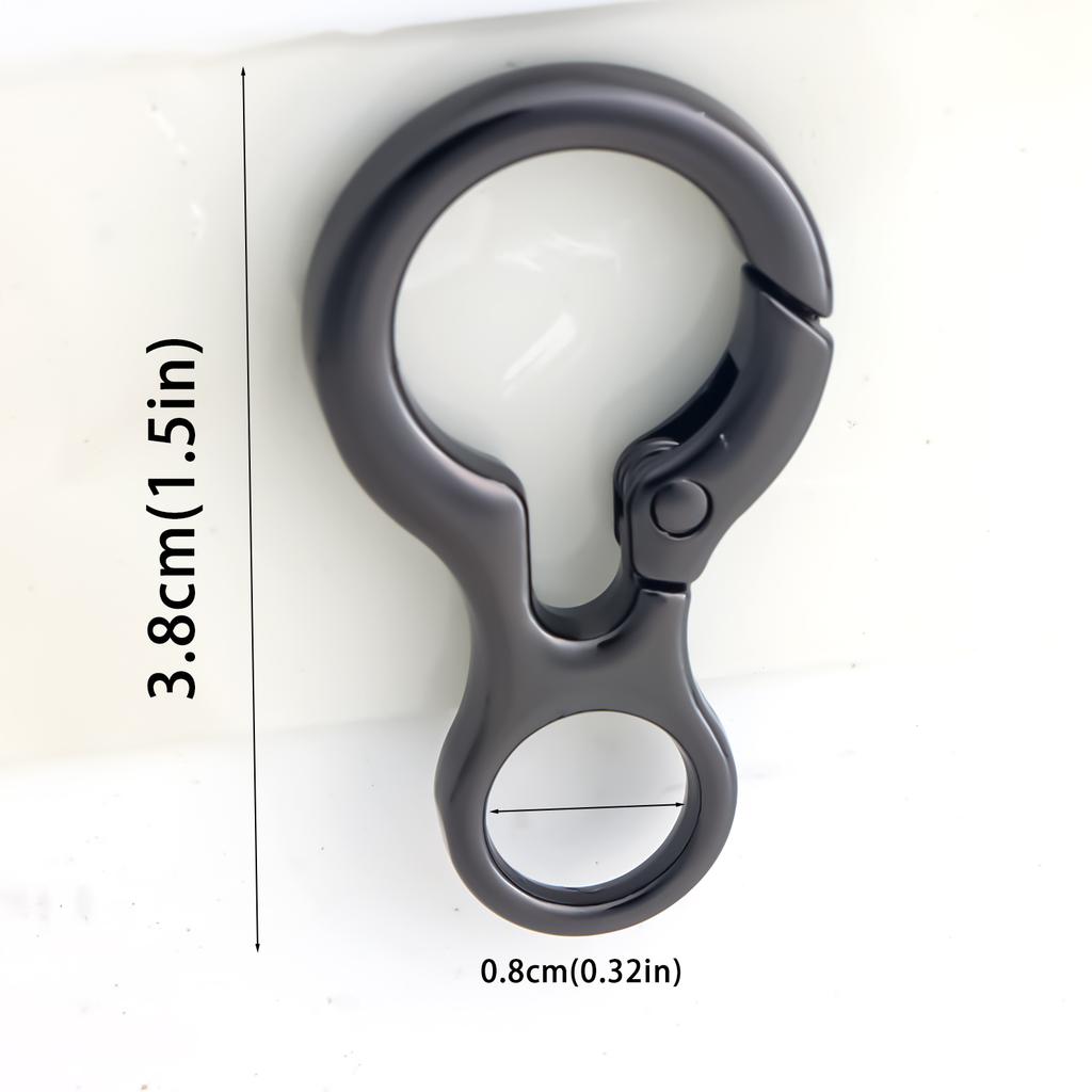 5pcs Metal Round Keychains Keyring Key Chain Ring Clip Holder Organizer for Home Car Keys Key Finder Women Men