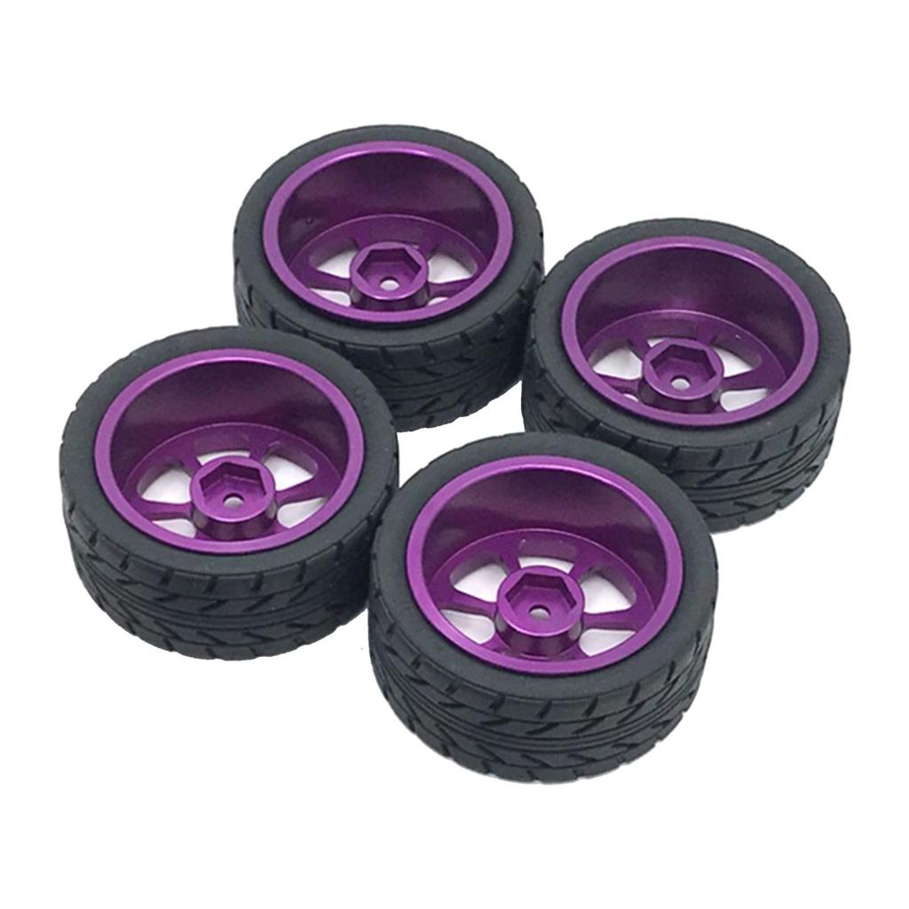 4pcs/set RC Car Tires Wheel Rims Set for WLTOYS 144001 RC Crawler Car DIY Modification Replacement