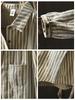 2026 Spring Women's Long Sleeve Retro Vertical Striped Cotton Gauze Shirt