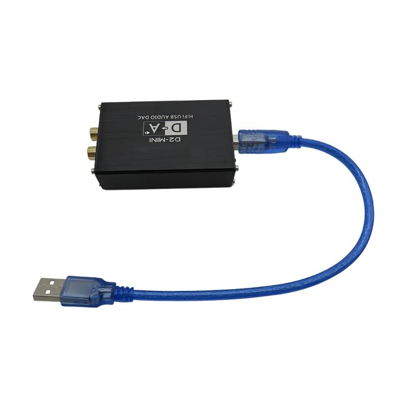 Compactly Plugs and Play Metal USB Decoders Sound Card Delivers Studio Quality Audios for DJs Audiophiles ES9018K2M
