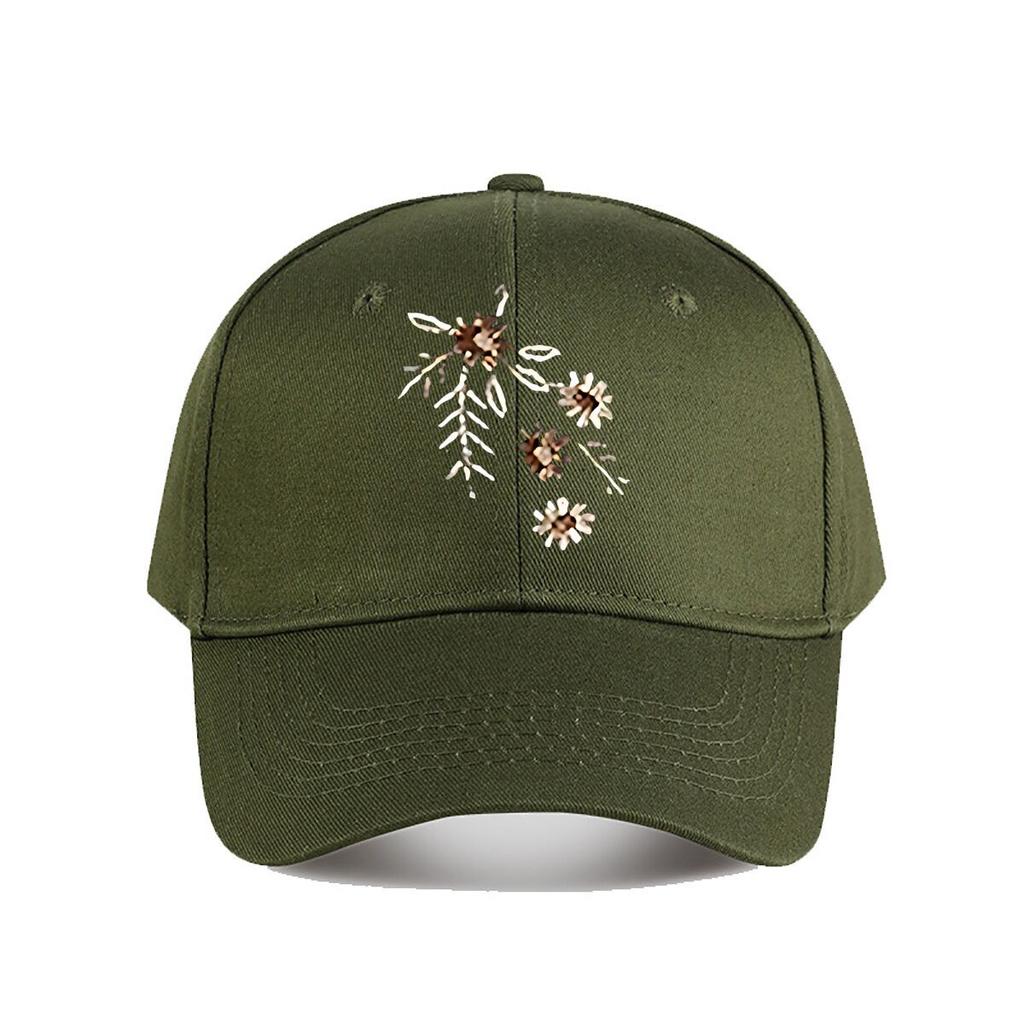 Rustic Metal Flower Wall Decor Baseball Cap Fashion Unisex Sunhat Womens Outdoor Sports Snapback Cap
