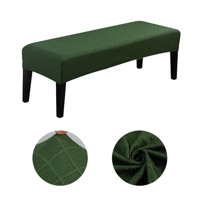 Elastic Long Bench Covers Without Armrest Stretch Tight Wrap Couch Slipcovers For Home Hotel Banquet Durable Flexible