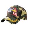 Eagle American Flag Embroidered Baseball Cap Men's High Quality Cap Women's Summer USA Camouflage Sun Hat~