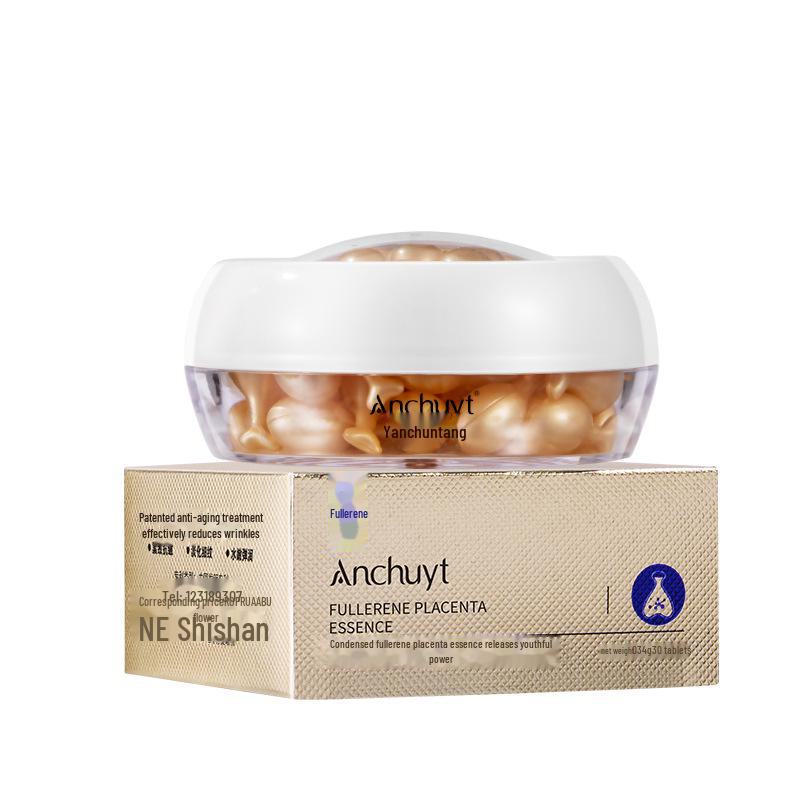 Капсулы-эссенция с фуллереном и плацентой против морщин 0.34g*30 capsules