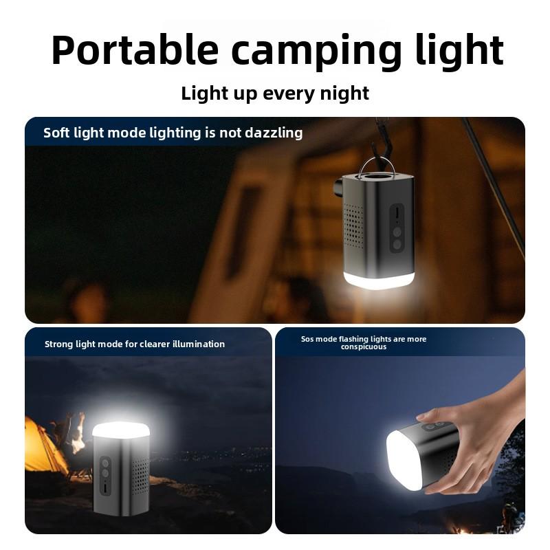 Mini Portable Electric Vacuum Air Pump, Inflator Deflator for Camping Air Mattress Pool Floats, Outdoor & Home