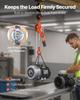 Manual Lever Chain Hoist, 3/4T 750KG Capacity Heavy Duty Come Along, 3M Lift G80 Alloy Steel Chain With Dual Pawl Mechanical Brake, 360° Rotating