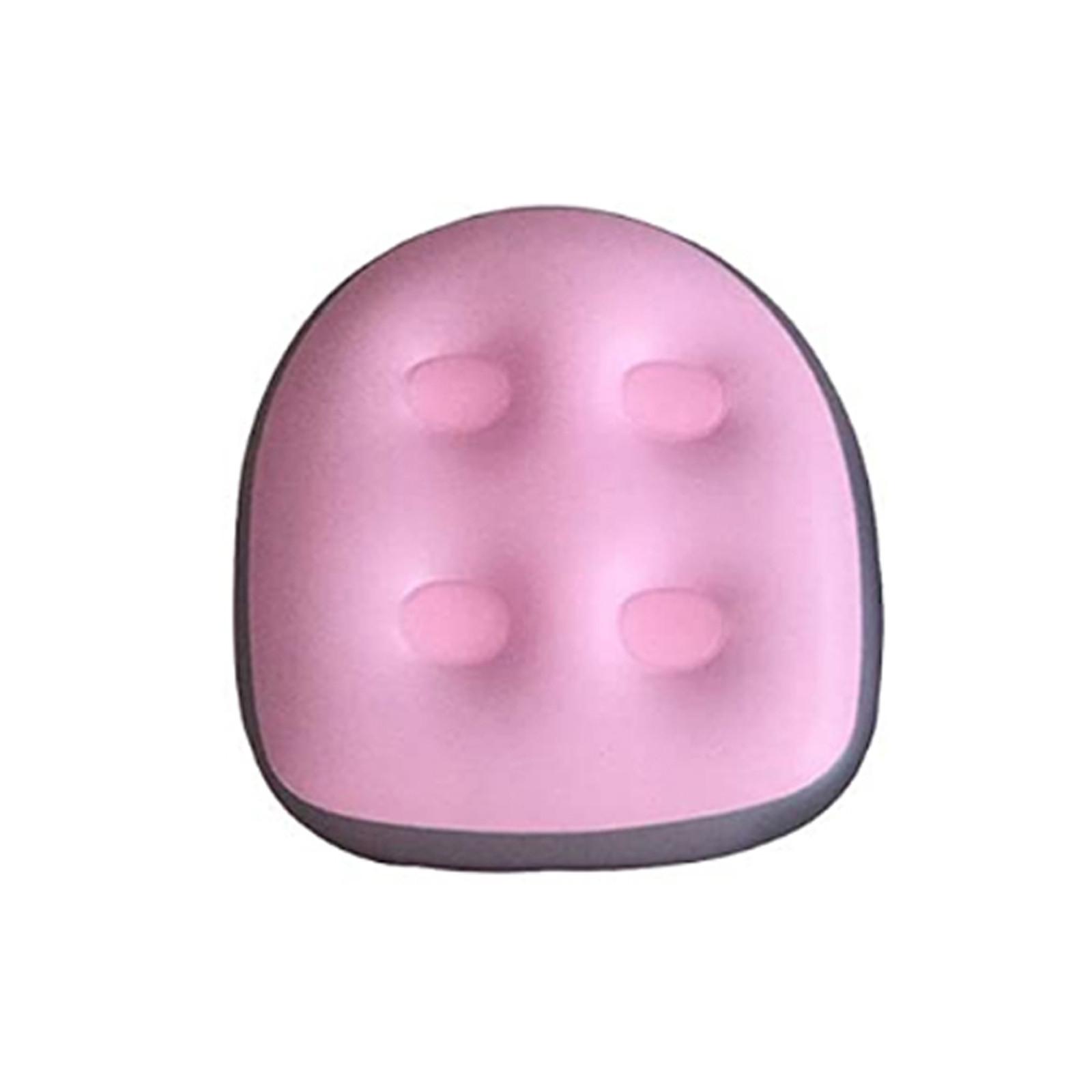 

Надувная подушка для сиденья с гидромассажем, подушка для спины, подушка для спа с 4 присосками розовый