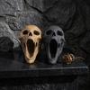 Gotická lebka socha, 3D tištěný model lidské hlavy pro domácí dekoraci, Halloweenské sochy, Model lebky pro knihovnu a pracovní plochu
