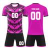 Set Maglia e Pantaloncini Atletici da Calcio per Uomo Uniforme Asciugatura Rapida per Allenamento di Calcio e Sport di Squadra
