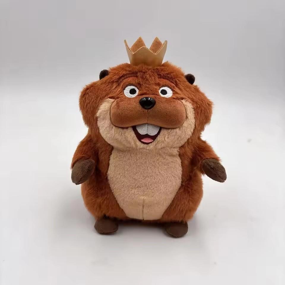 20cm Hoppers King George Plush Doll Mabel Loaf Beaver Cotton Doll Anime Merchandise Beaver Soft Dolls Cute Toys Kids Gifts