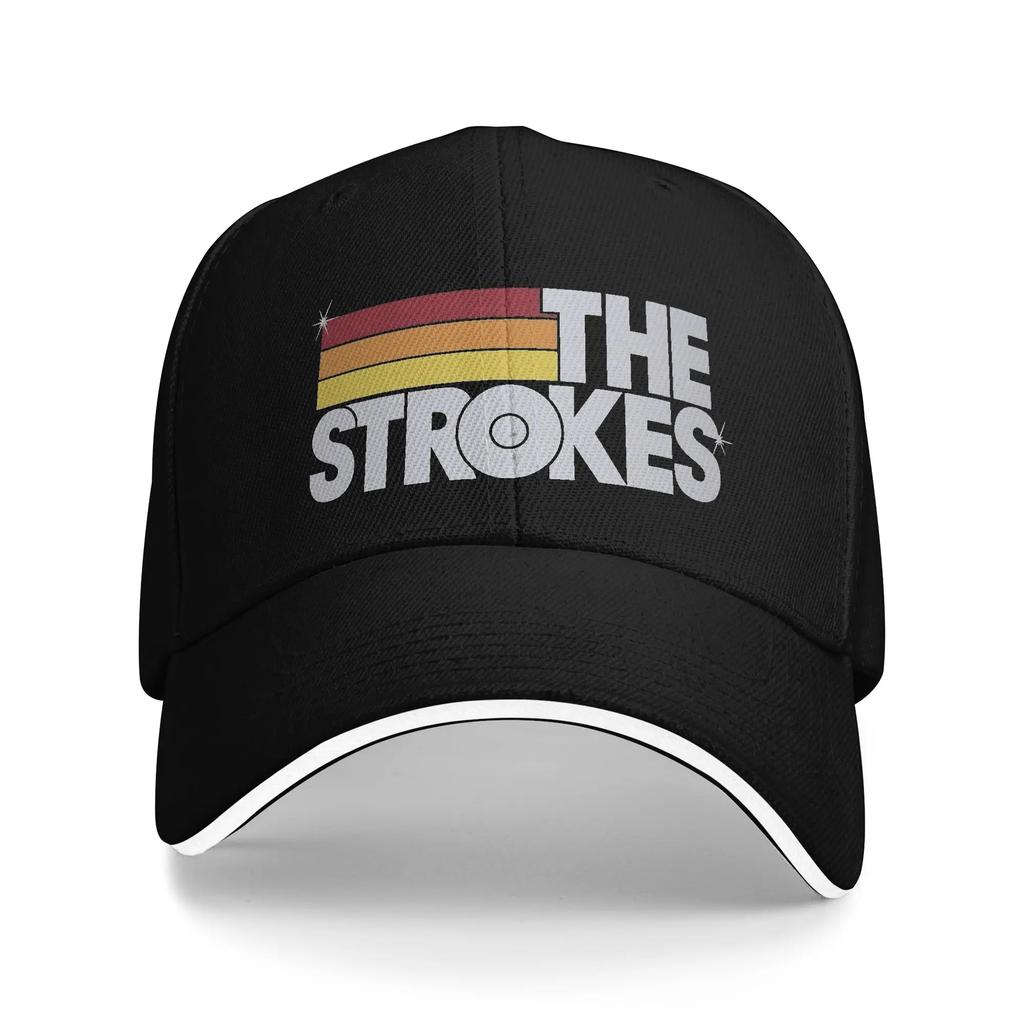 The Strokes Band Casual Baseball Cap Spring Trucker Hat Sun Tennis Skate Snapback Cap Unisex Adult Yk Cool Baseball Caps