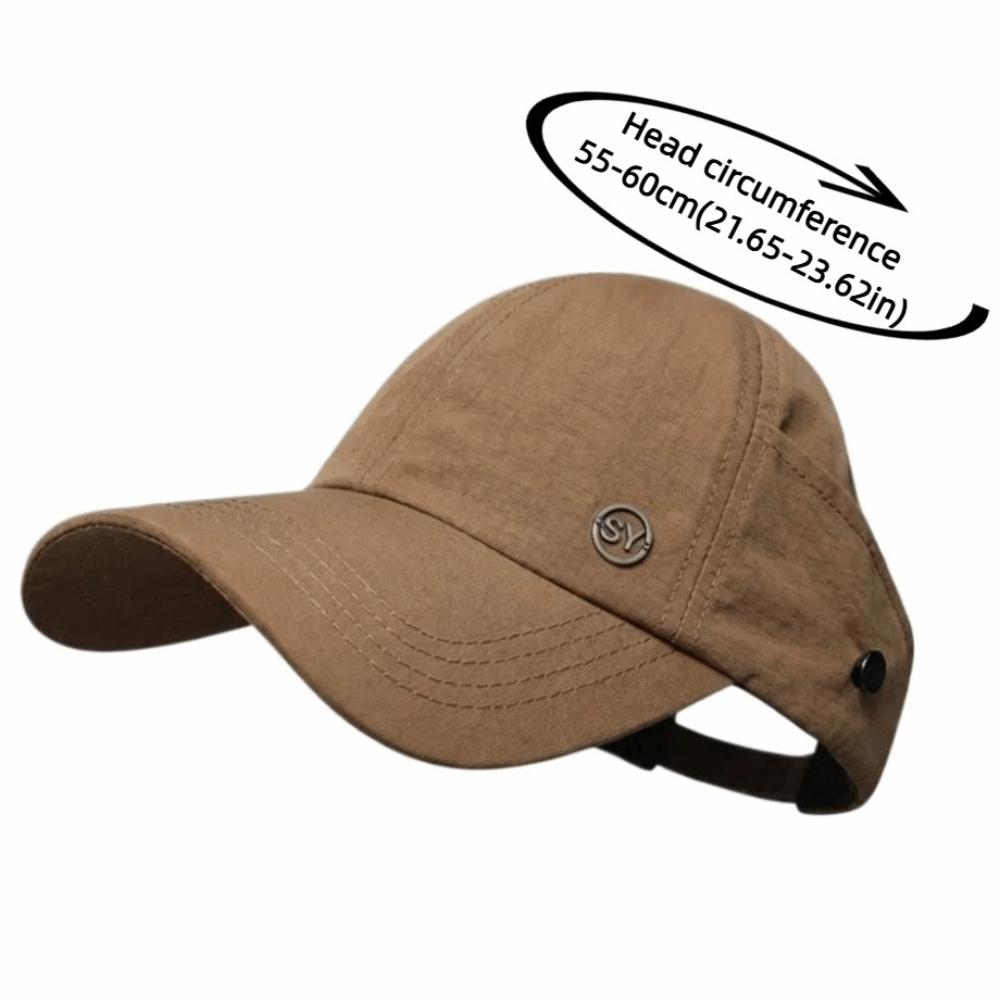 Quick-drying Women's Visor Hat UV Protection Lightweight Baseball Cap Can Hang Masks Simple Ponytail Sun Hat Outdoor Sports