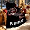 Custom Name Personalized Betty Boop Print Blanket, Home Decor, Bedroom, Sofa, Camping, Couch, Gifts for Birthday Christmas