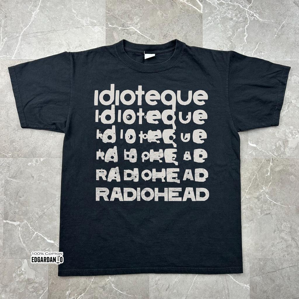 Radiohead Kid A Idioteque Funny Black Unisex Tshirt Size SXL