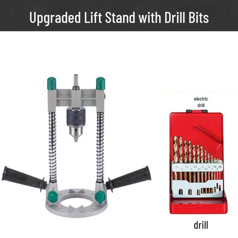 

Electric Drill Stand & Bit Set (Upgraded)