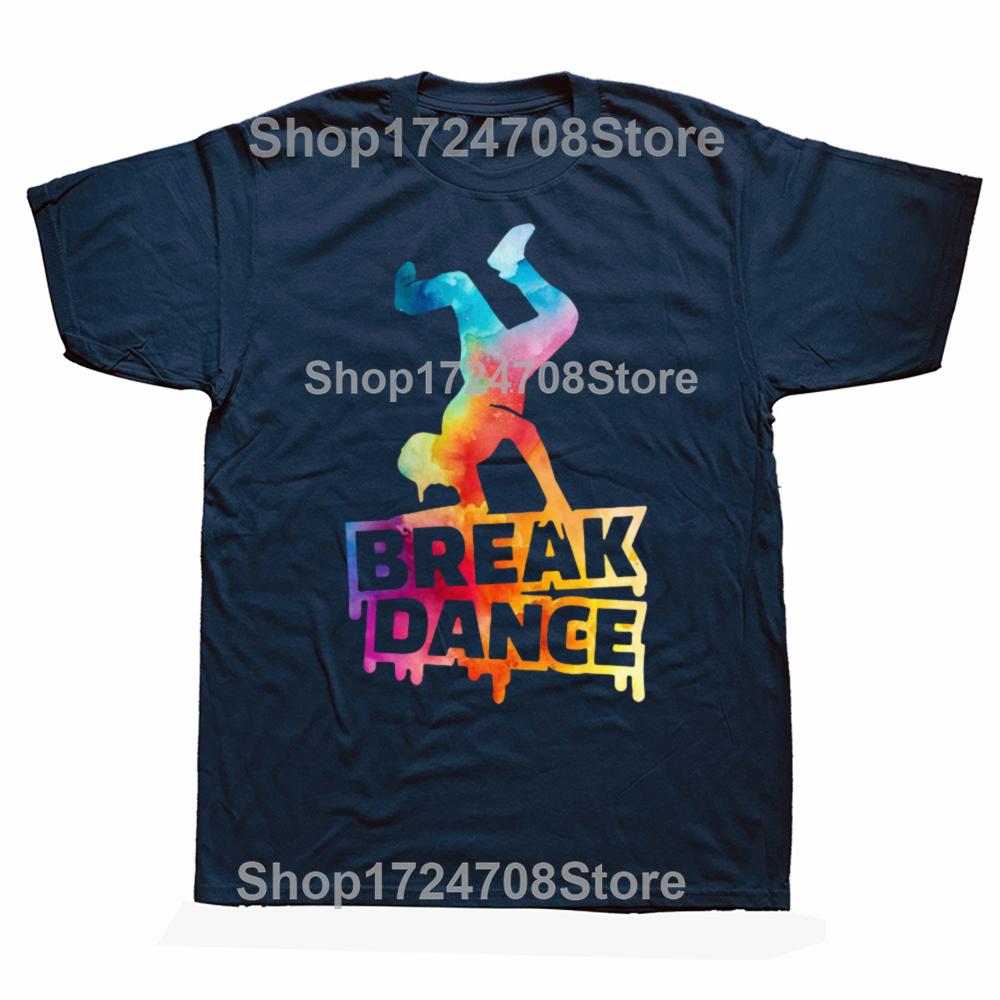 Harajuku Hip Hop Funny Break Dance Graphic T Shirts Streetwear Short Sleeve Breakdance Man T-shirt Loose Casual Women Clothing