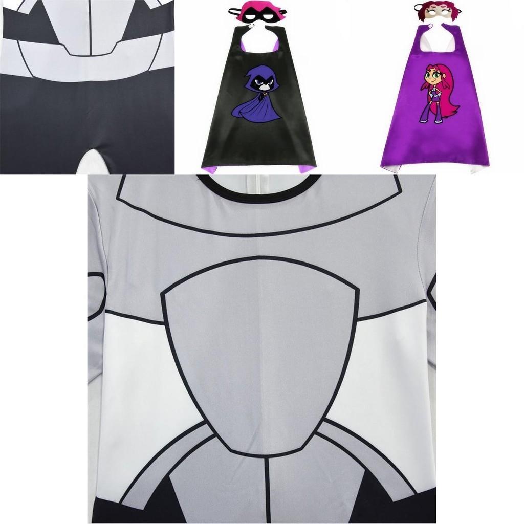 Eye-catching Teen Titan Cyborg Costume For Boys Perfect For Superhero Cosplay Events