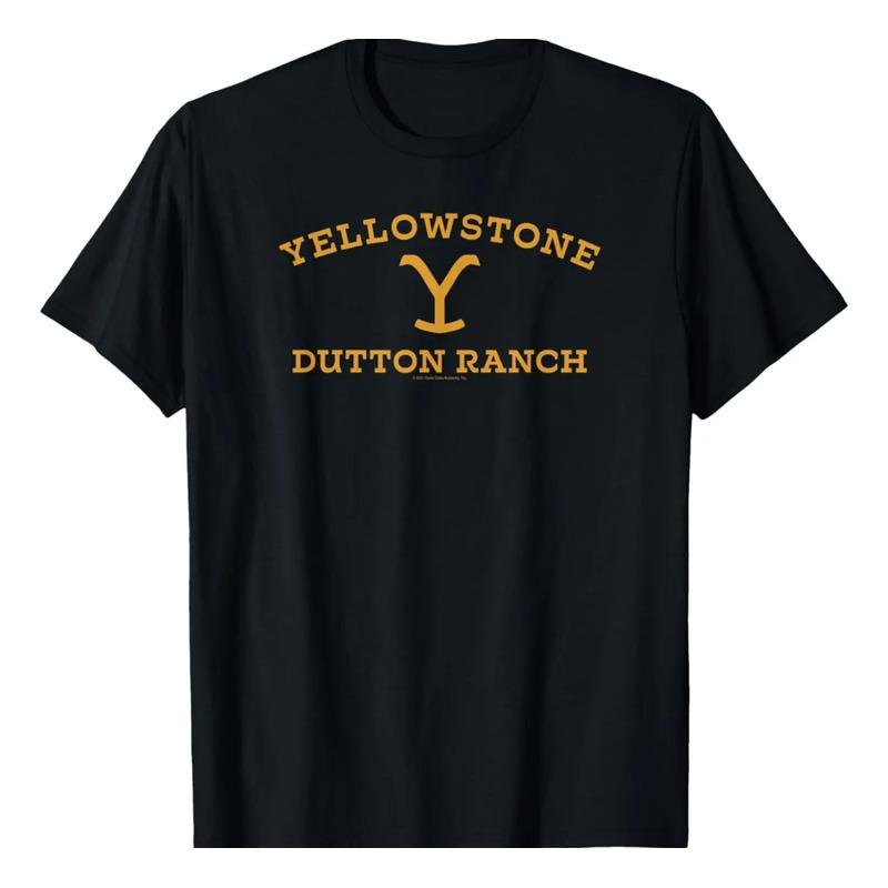 Camiseta Grande Dorada Con El Logotipo De Dutton Ranch De Ye S разноцветный