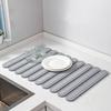 Quick Dry Tableware Drain Pad Diatomite Cup Drain Pad Bath Mat Dish Drying Mat  Vegetable