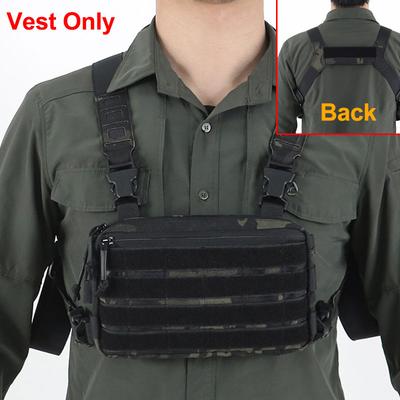 Taktische Weste Brusttasche CS Wargame Rig Airsoft Tasche Holster Molle Herren Schulter Camping Rucksack 1000D Jagd Angel Tasche Pack