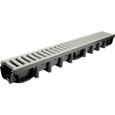 Linear Drainage 1000*98 Channel With Pvc Grid A15 Ash - Mx 01748