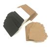 100Pcs  Kraft Paper Wedding Hang Tag Gift Tags Lace Scallop Head Label