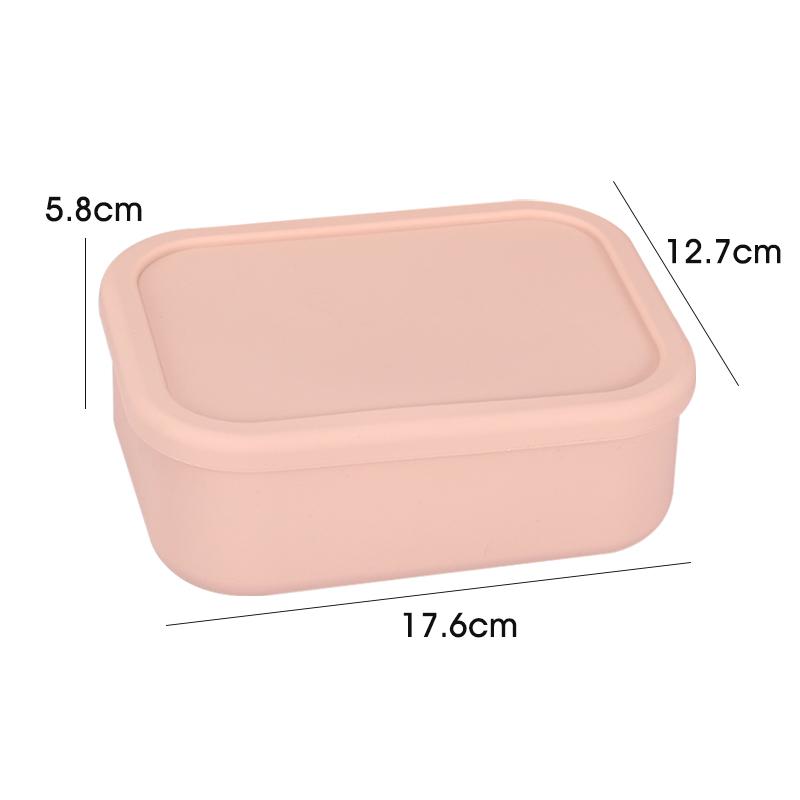 Silicone Bento Boxes Lunch Container,  Leak-Proof Lunch Container, BPA-Free, Dishwasher Safe