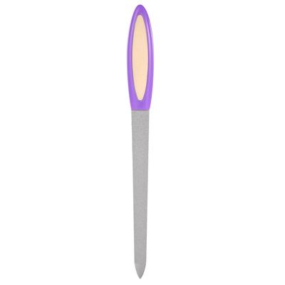 3 Pcs Double-sided Nail File Stainless Steel Nail Filers Manicure Pedicure Tool Sanding Polishing
