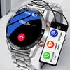 Neue Business Smartwatch Herren Bluetooth Anruf 1,53-Zoll AMOLED HD Display Multi-Sport-Modi Herzfrequenzmesser Smartwatch Mann