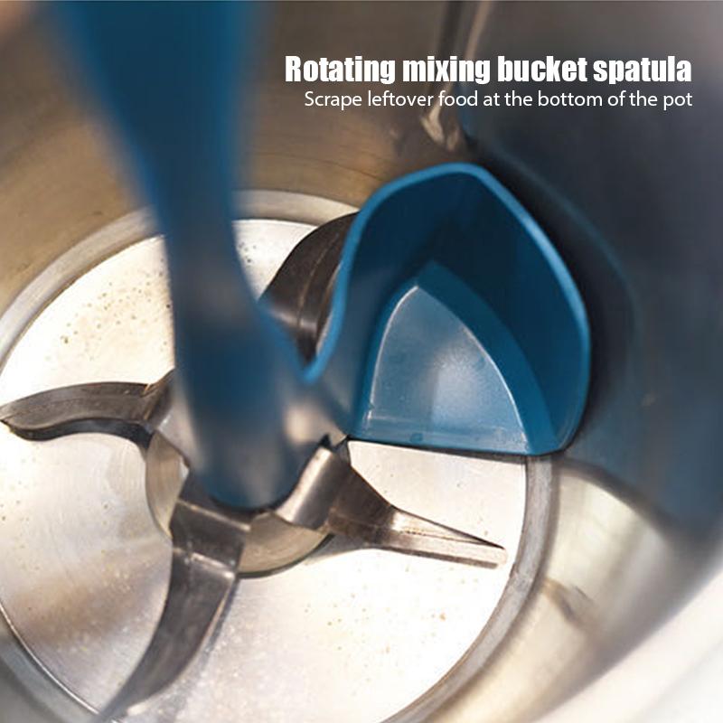 1 Stück Multifunktionaler Drehspatel für Effizientes Mischen, Trommelreiniger, Glaswandabkratzer und Vielseitiges Fütterungswerkzeug