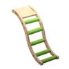 Pet Parrot Toy Colorful Ladder Wood Birds Ladder for Cage Funny Grinding Sticks Climbing Toy Bird Cage Accessories