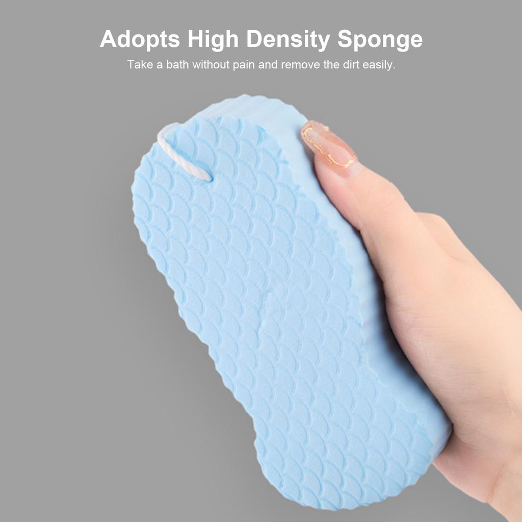 Exfoliating Bath Sponge Body Scrubber Skin Cleansing Soft Shower Sponge for A Whole Family