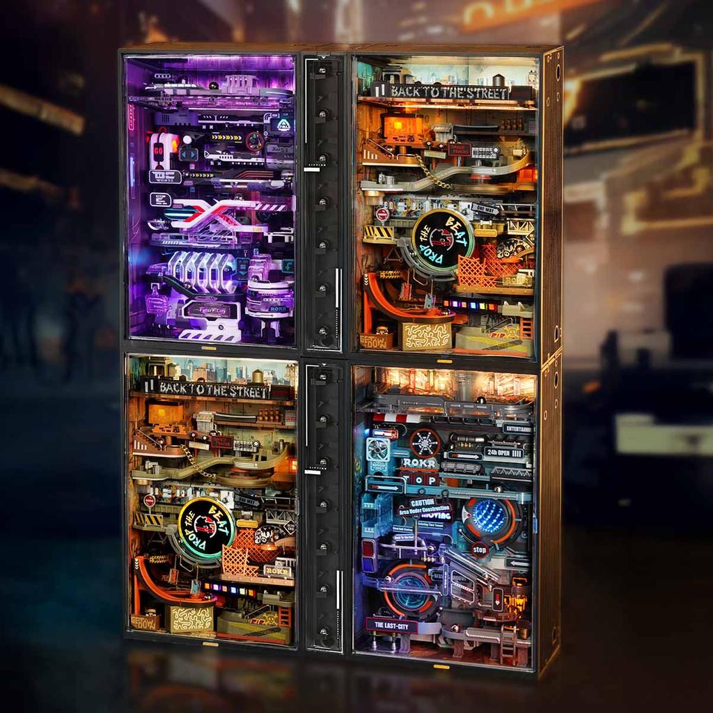 ROBOTIME ROKR Hip-Hop Street Marble Run Mechanical 3D Puzzle MR03S