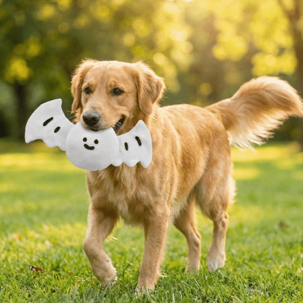 Weiches Plüschhund-Kauspielzeug mit Geräusch Squeaky-Spielzeug Hund Halloween-Spielzeug Zahnpflege