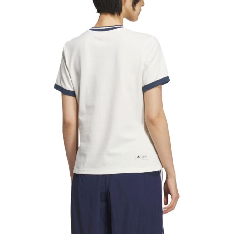 adidas Originals X Disney Dalmatian Ringer T-Shirt Women Tops KG6696