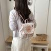 Schoolbag niche design casual personality backpack texture simple fashion new bag 1011 spring women's backpack