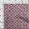 oneOone Cotton Flex Fuschia Pink Fabric Pineapple With Animal Skin Craft Projects Decor Fabric Printed By The Yard 40 Inch