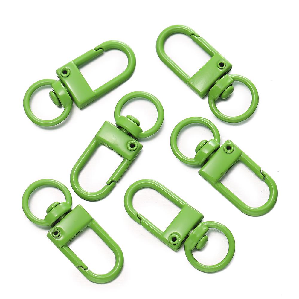 10pcs/Lot High Quality Colorful Alloy Snap Lobster Clasp Hooks Keychain Findings for DIY Key Chain Necklace Bracelet Supplies
