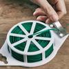 Gravata torcida para jardinagem de 30m, ferramenta de corte embutida, fio multiuso para escalada, videira (com papelão)