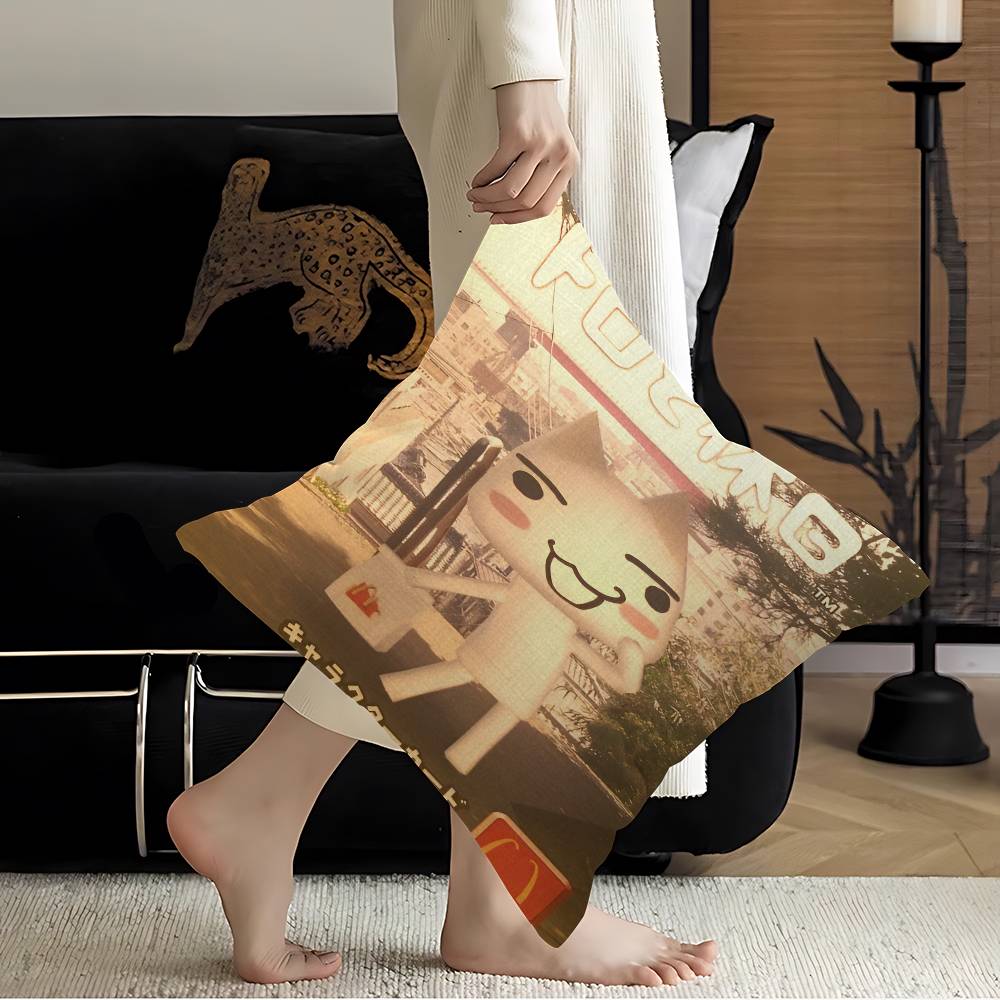 Cartoon Inoue toro Cute Cushion Cover Polyester Sofa Cushions Decorative Throw Pillows Home Decoration Pillowcover