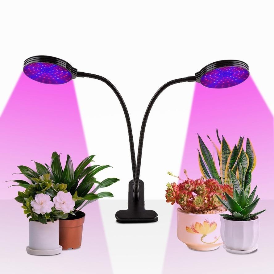 LED Full Spectrum Phytolamps USB Grow Light with Timer Control Desktop Clip Phyto Lamps for Plants Seedling Flowers Grow Box